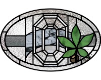 (image for) Ohio O letter and oval pattern for stained glass var-3